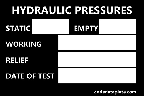 Hydraulic Pressures