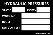 Hydraulic Pressures