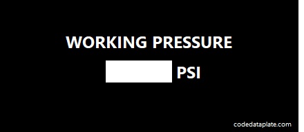 Working Pressure Plate