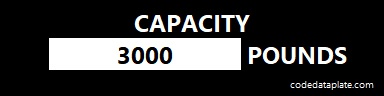 Capacity Plate
